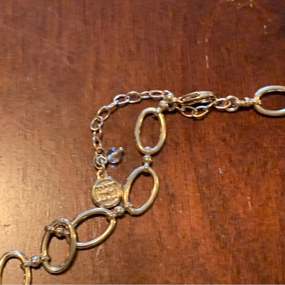 88. Dana Buchman Green Abalone Necklace - Picture 2 of 2